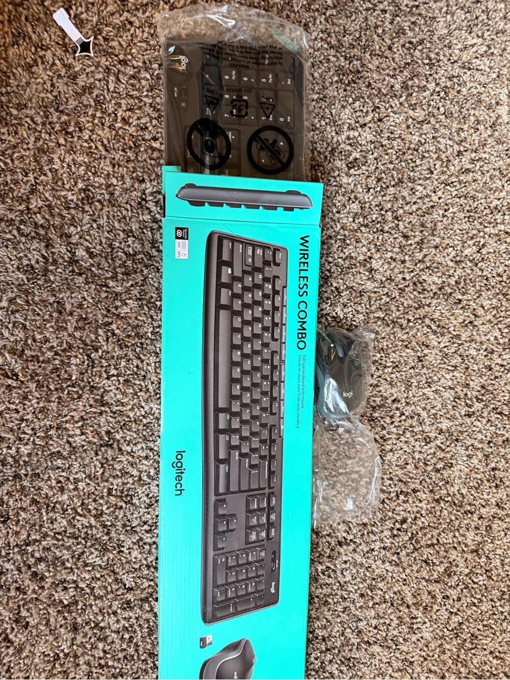 Logitech Wireless Keyboard and Mouse Combo - Black